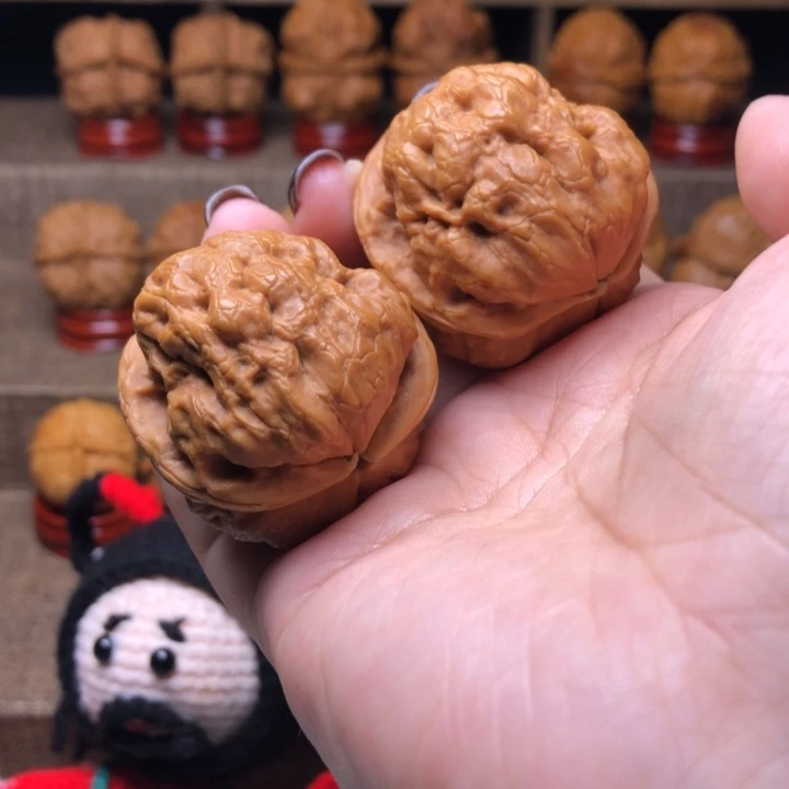 把件文玩核桃50号肌肉金蟾38尺