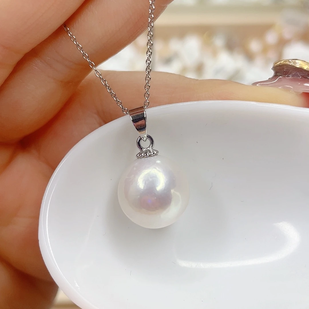 淡水珍珠未镶嵌吊坠(赠链)