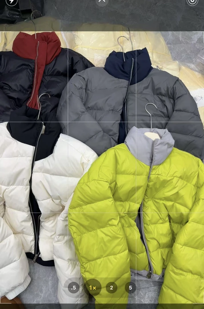 杨璇家双面穿撞色羽短外套81295