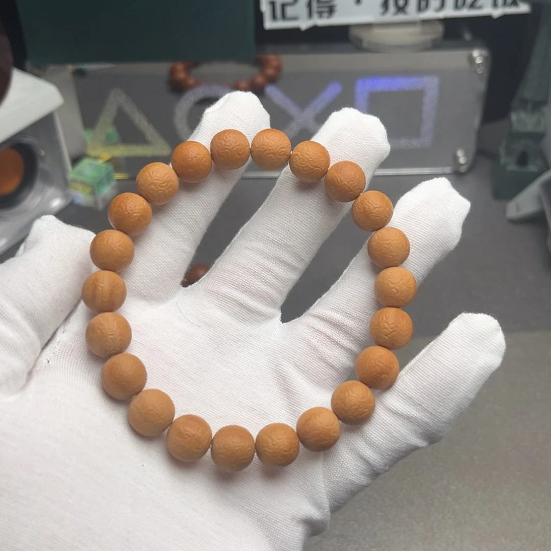 桃核手串精工圆珠波澜不惊全品新手体验