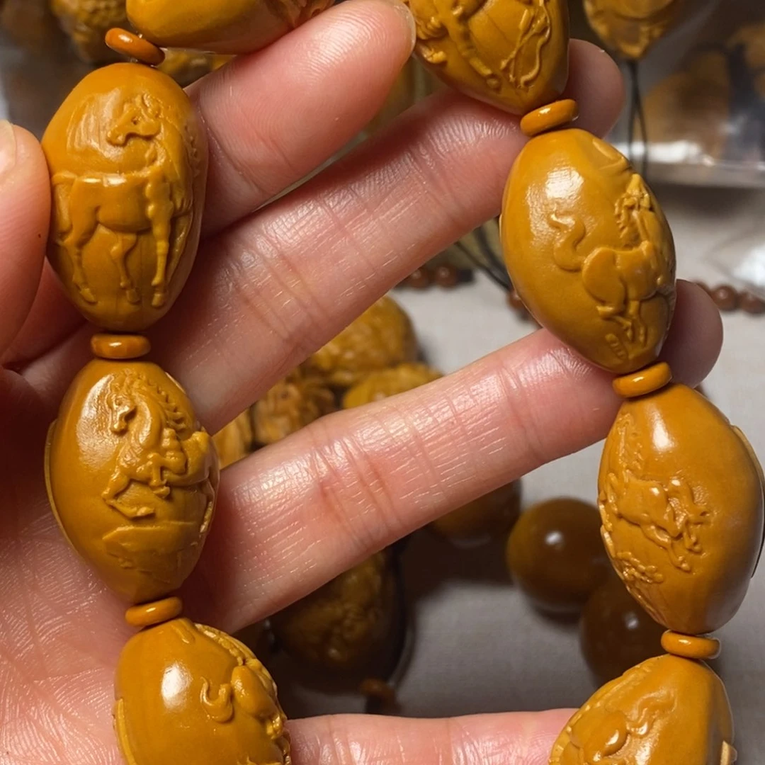 橄榄核手串/手链糖**栗八骏图