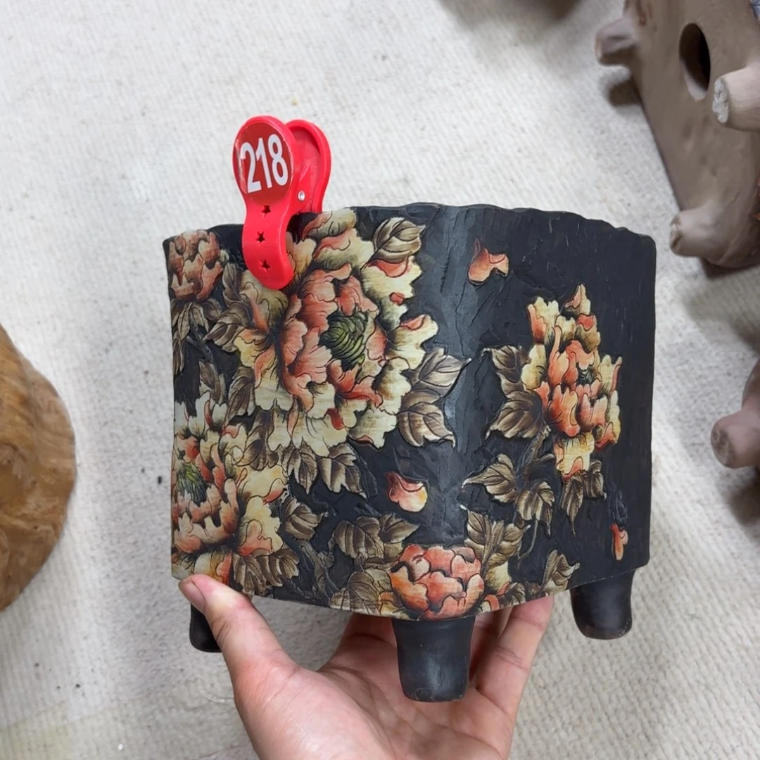 紫砂花盆欠****柔陶瓷多肉花盆精品