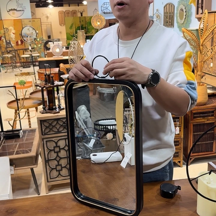有机玻璃铁艺镜子
