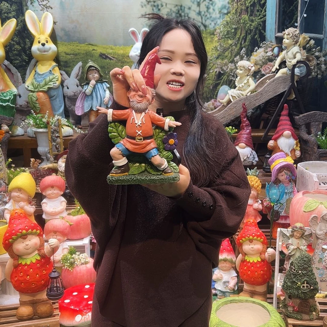 花园摆件红红火火