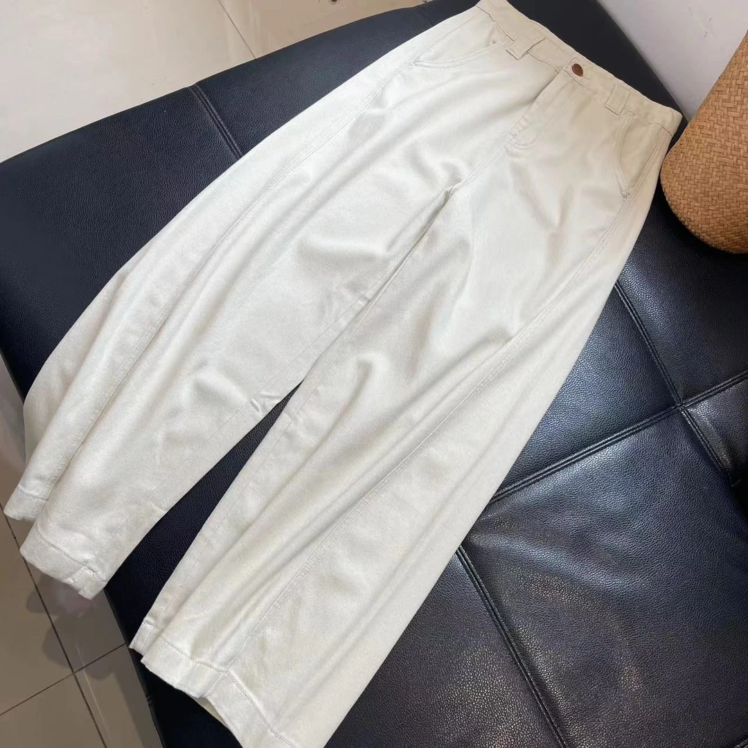 CS302春夏装新款高品质宽松微弹直筒裤牛仔裤女士