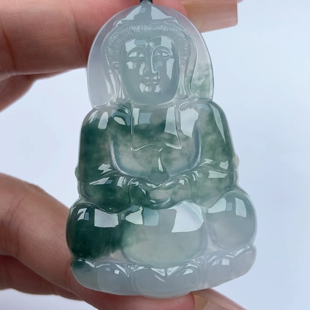 颈饰未镶嵌翡翠正装观音