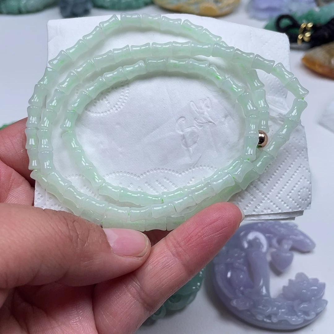 颈饰未镶嵌翡翠翡玉缘翡翠