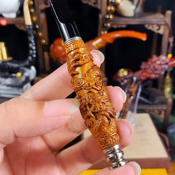 高端定制金丝楠烟嘴