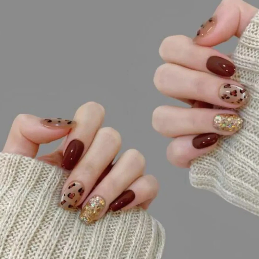 秋冬新款气质百搭日常穿戴甲 10片装