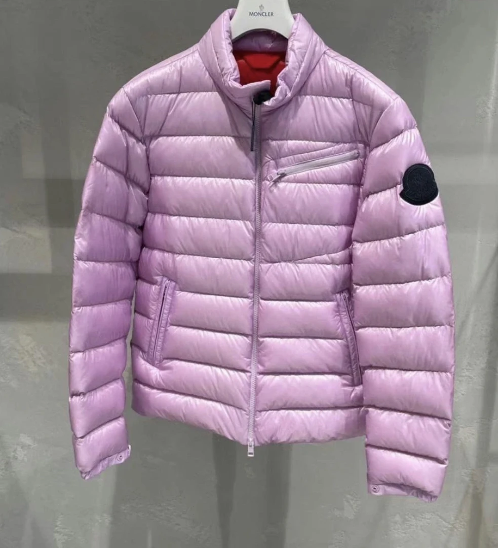 95新 MONCLER bb0478  紫色袖标羽绒服 3码 95新
