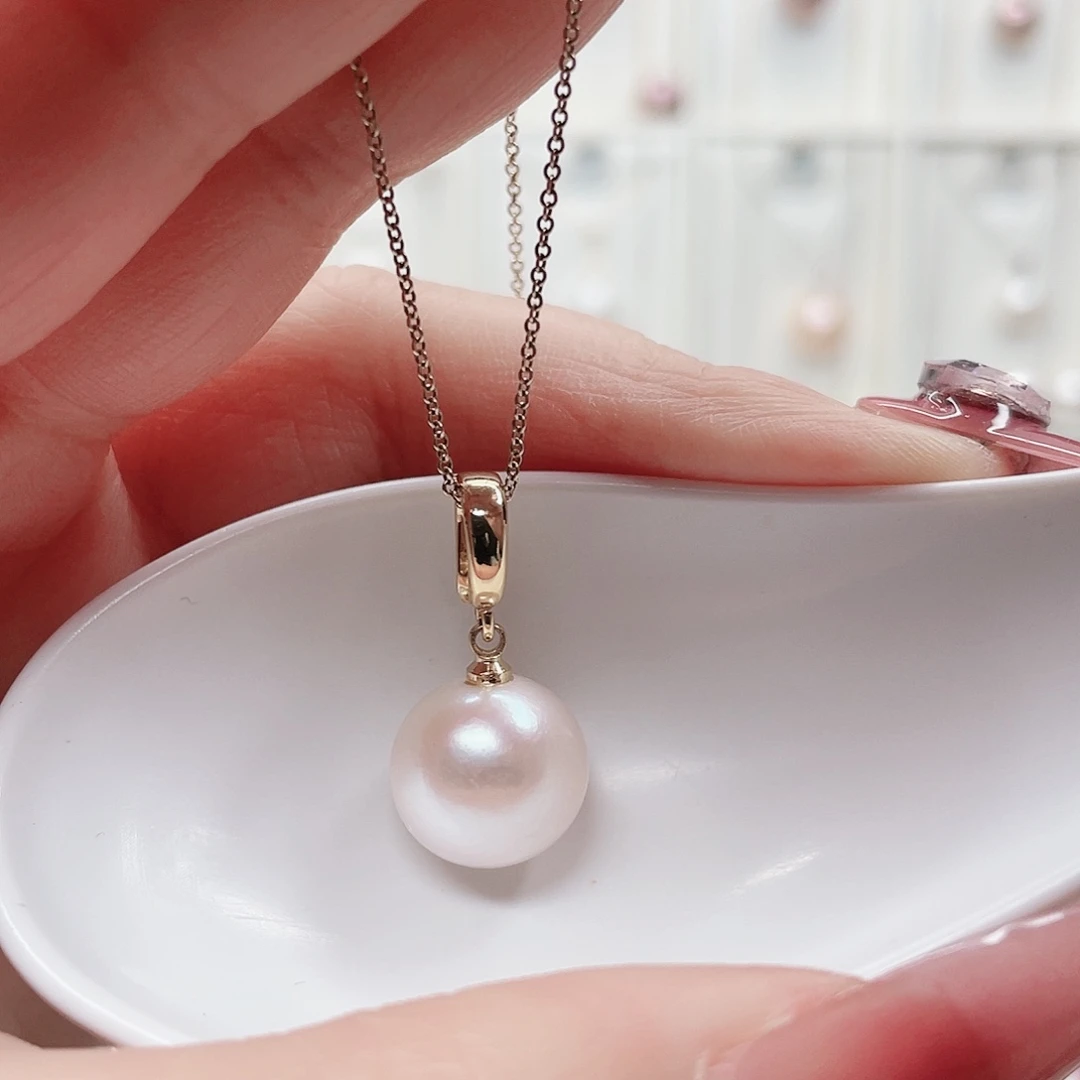 淡水珍珠吊坠(赠链)合金