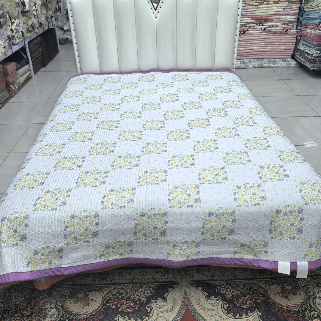 凉感丝凉席《紫色花田》2米✕2.3米