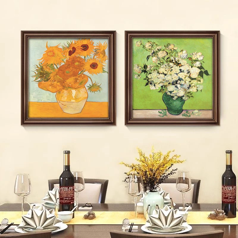 AE-012博物馆级艺术画餐厅墙壁挂画新款餐厅挂画家庭餐厅挂画