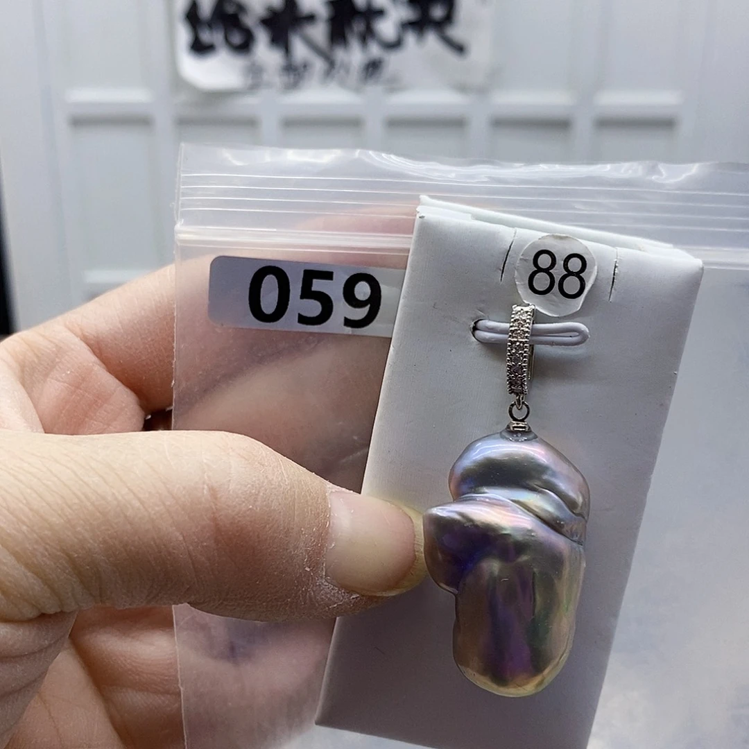 颈饰合金淡水珍珠