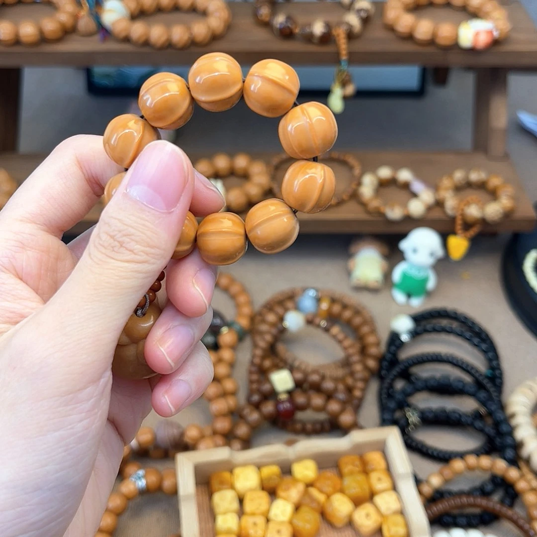 猴头核桃手串朴****0手捻素圈