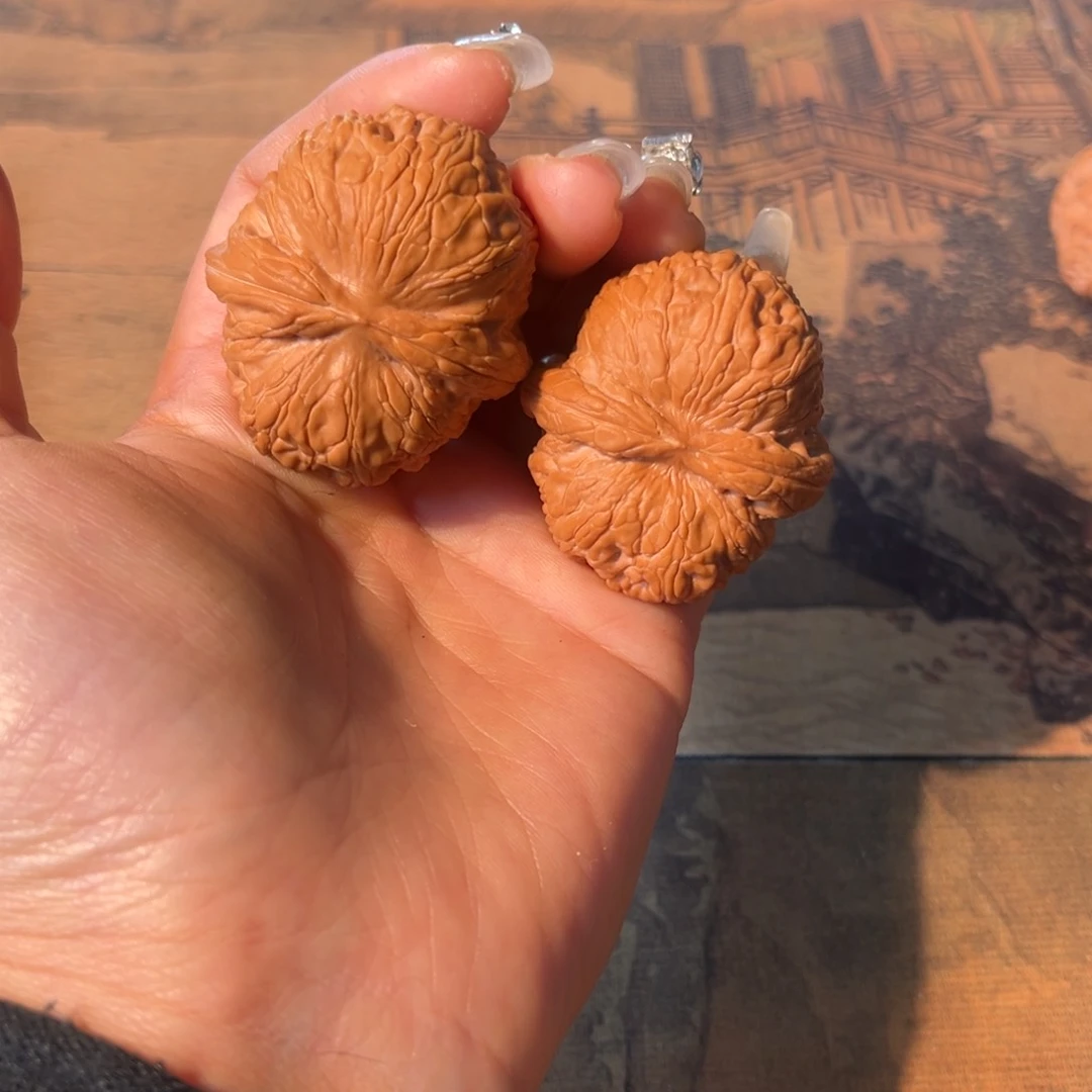 文玩核桃把件阿*平谷元宝44