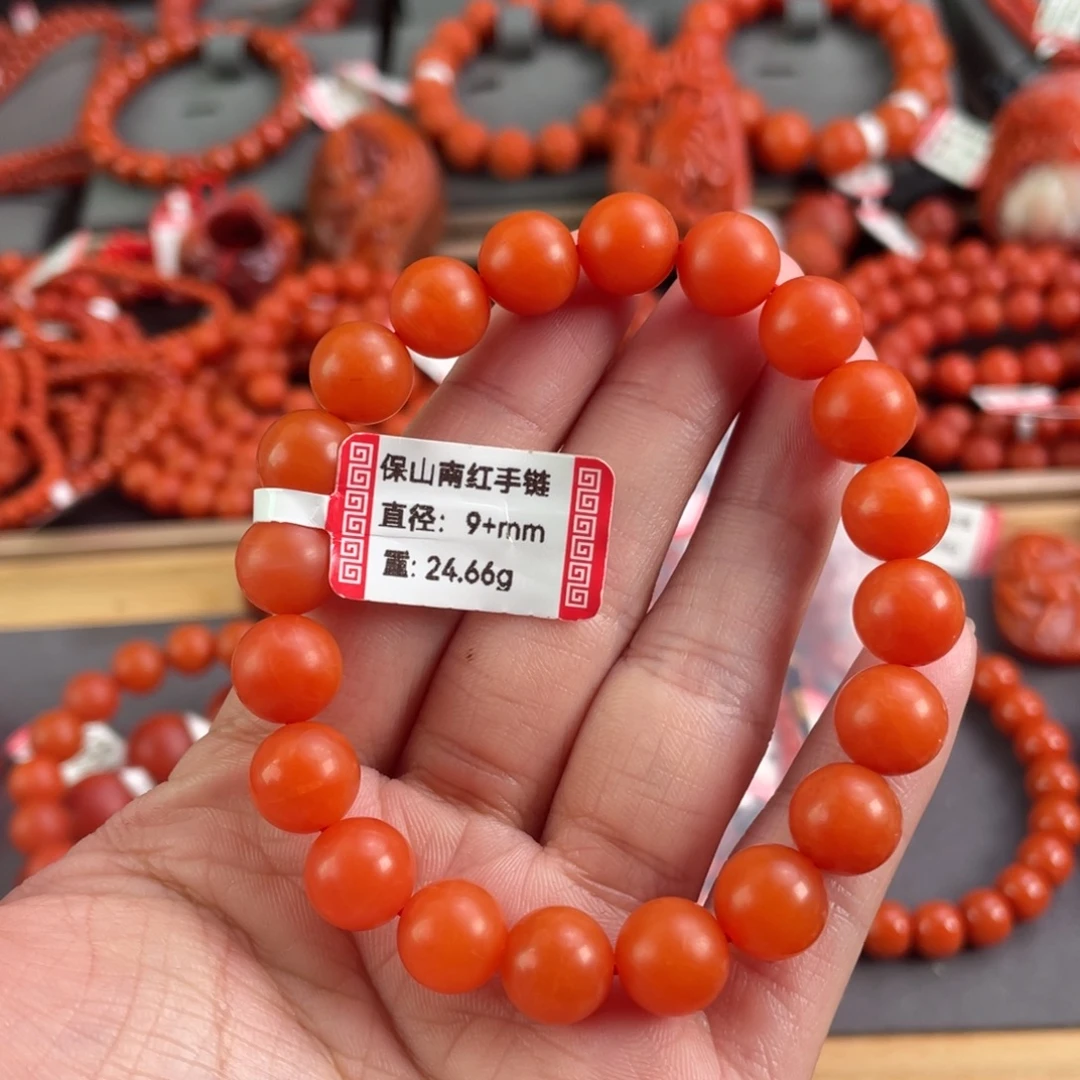南红玛瑙未镶嵌手串
