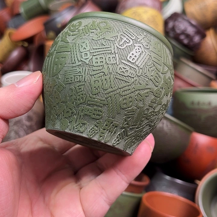 紫砂茶杯全手工紫砂主人杯