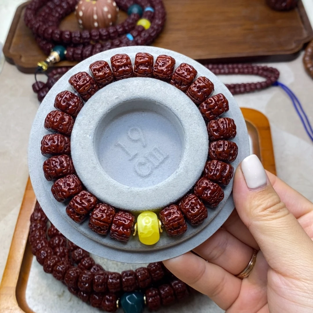 金刚菩提吊坠盘龙单圈12-13