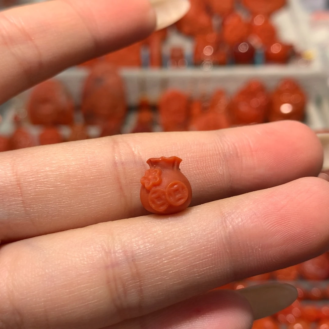 【闪购商品】未镶嵌钱袋南红玛瑙