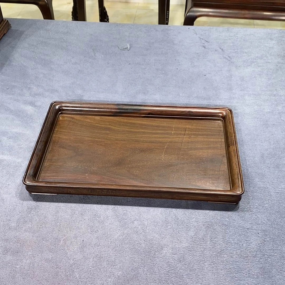 红酸枝木类成套家具茶盘