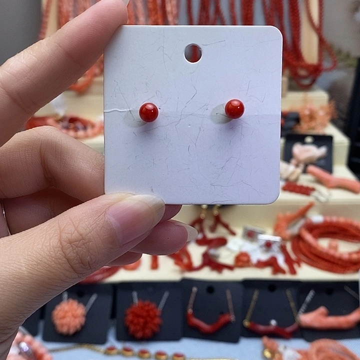 锆石非金属合金耳钉