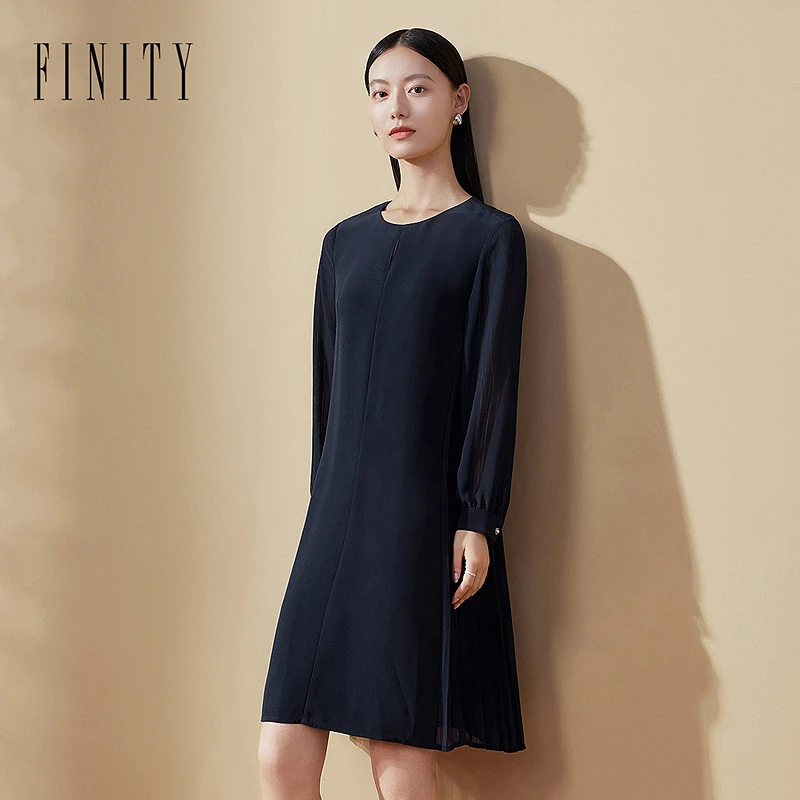 【粉丝专享】FINITY 新款连衣裙气质时尚休闲百搭简约 F20VD6121L