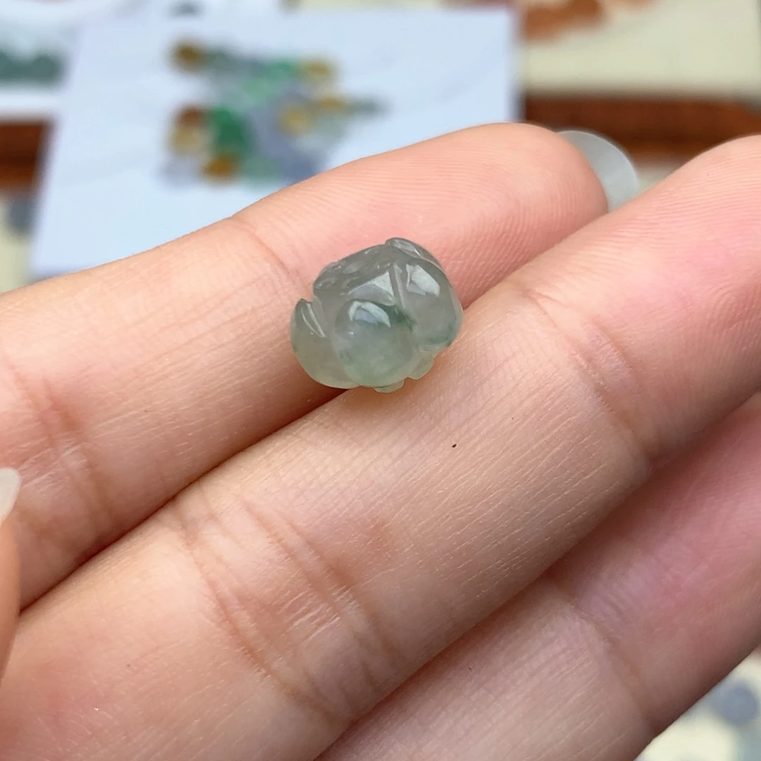 是***呀吊坠(不含链)未镶嵌翡翠莲花珠