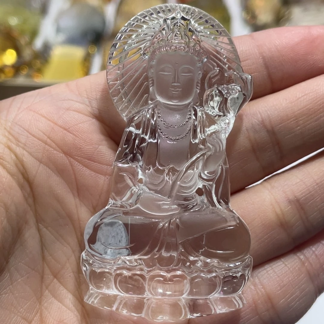 水晶颈饰未镶嵌六**生定制