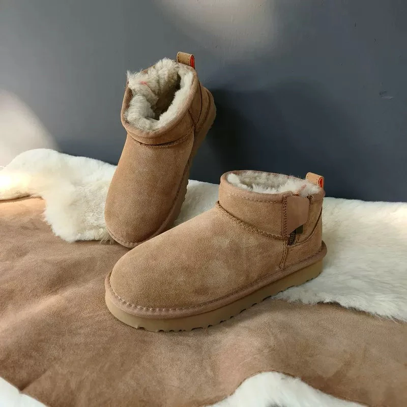43984短靴加厚加绒时尚雪地靴百搭棉鞋雪地靴时尚
