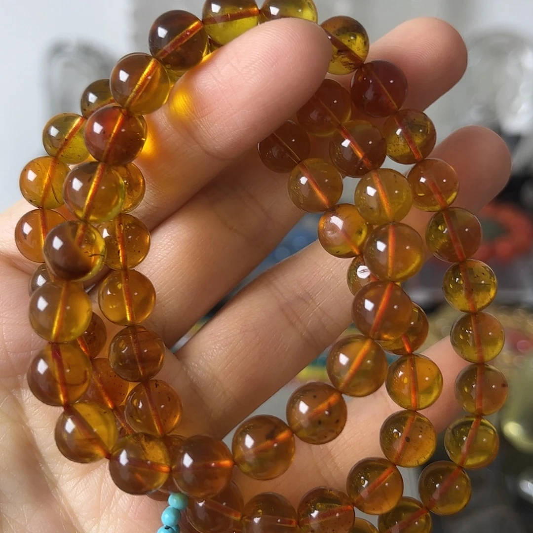 手链琥珀未镶嵌矿坑