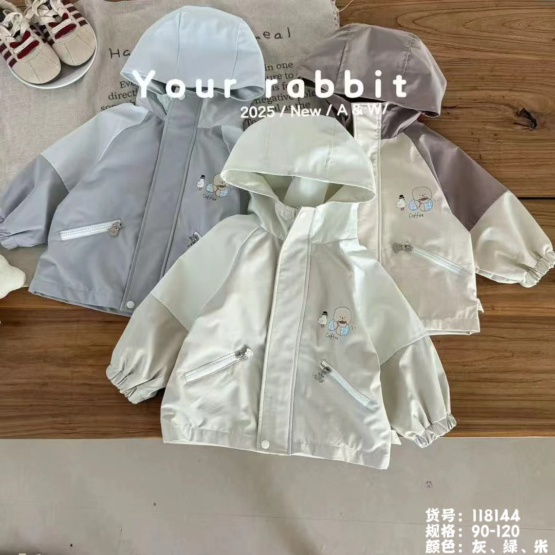 新款冲泡泡儿童加厚普通外套118144