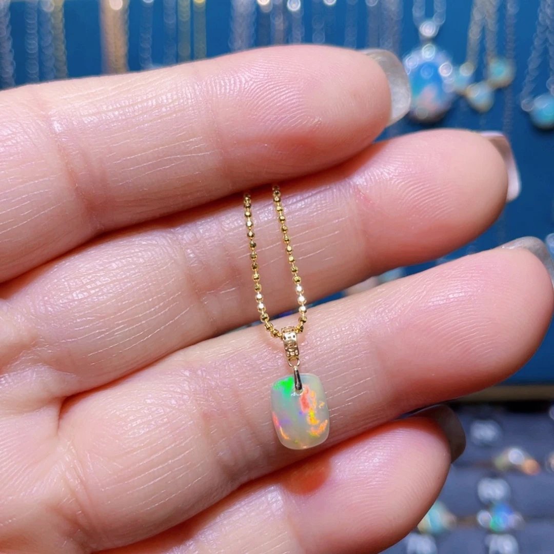 欧泊吊坠〉银S925镶嵌