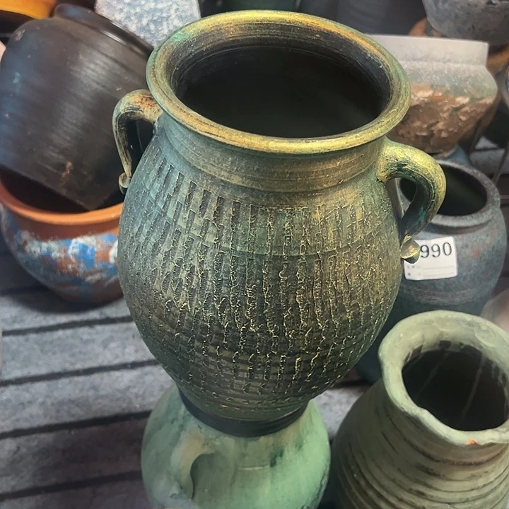 绿金双耳高24口13默认打孔