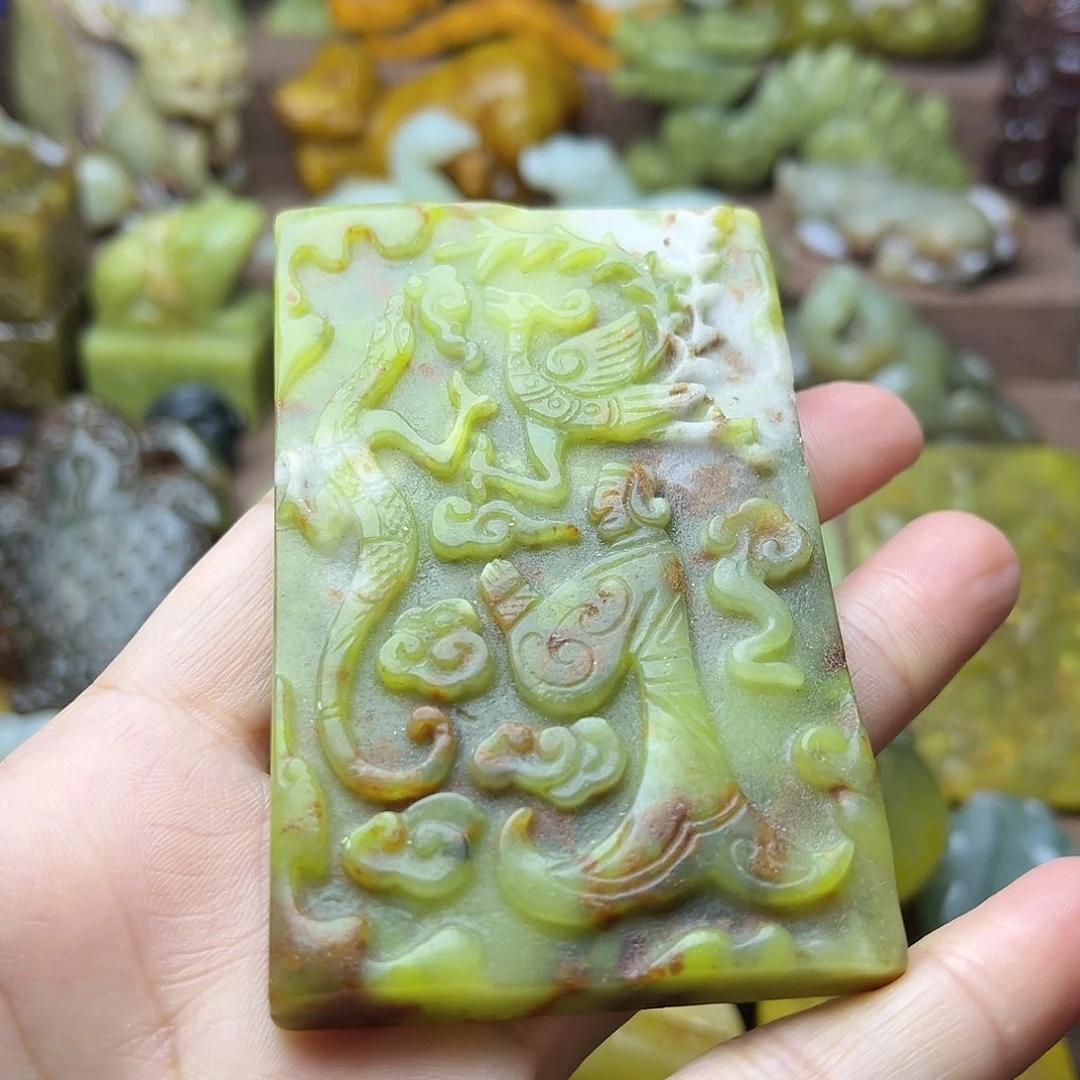 白玉菩提吊坠5。。