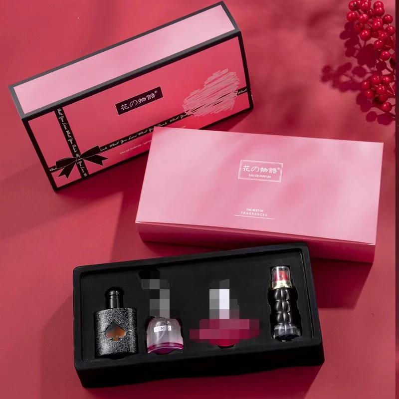 【新疆西藏包邮】女士香水四件套  黑鸦片高跟鞋清新持久淡香