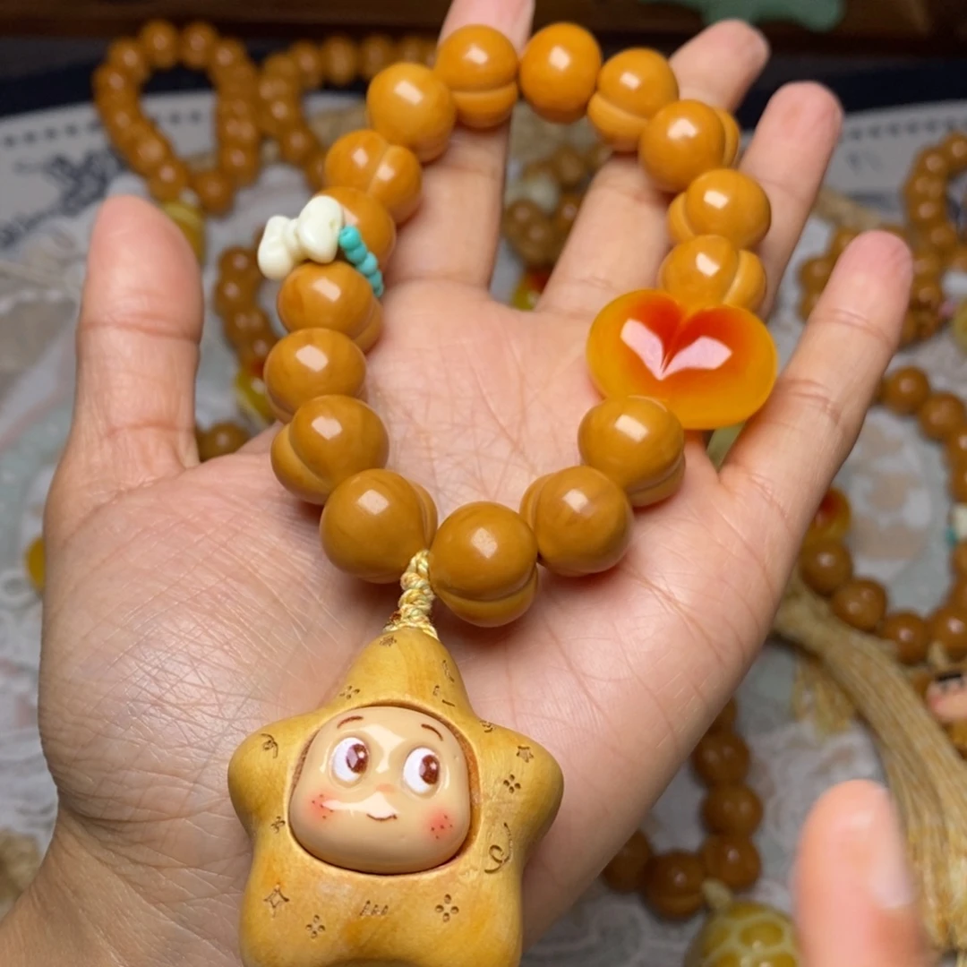 猴头核桃吊坠屁桃15加