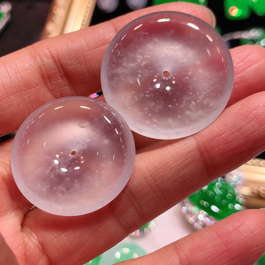 18K金镶嵌戒指翡翠缅甸翡翠