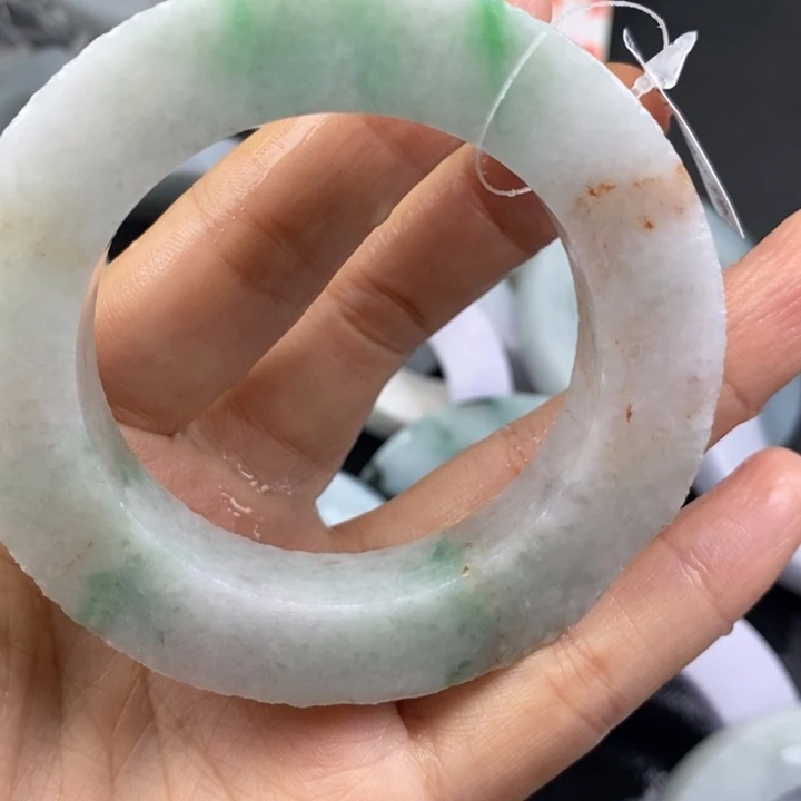 随***安定制翡翠翡翠手镯未镶嵌