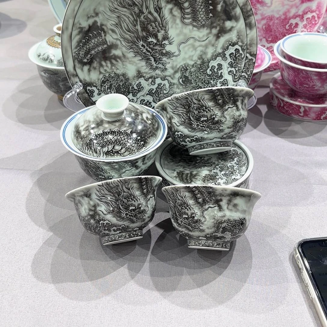 瓷片景德镇瓷器精品展示