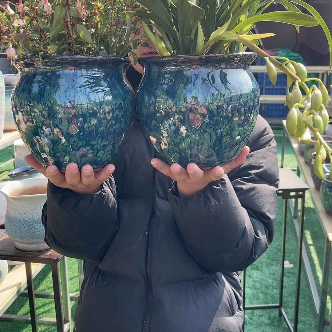 红陶养养花盆0223-1034