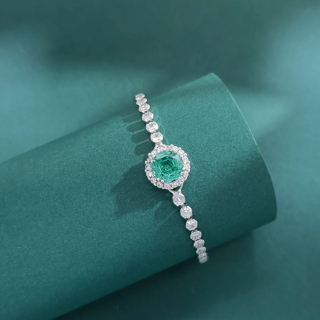 铜合金合成锆石手链 WFXLM-003025【恋恋春日】手链百搭气质时尚