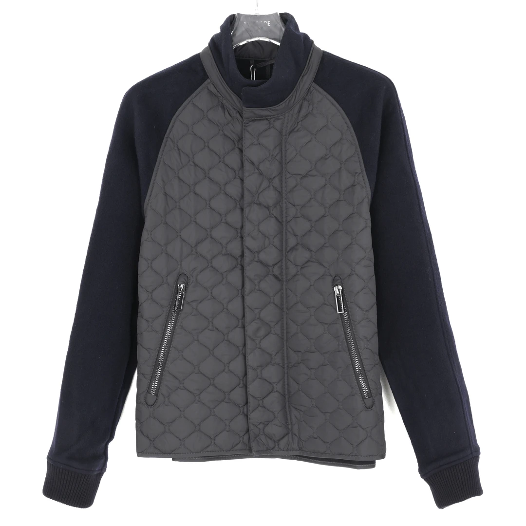 EMPORIO ARMANI 男士立领填充拼接夹克外套6X1B3R 1NAPZ 0640