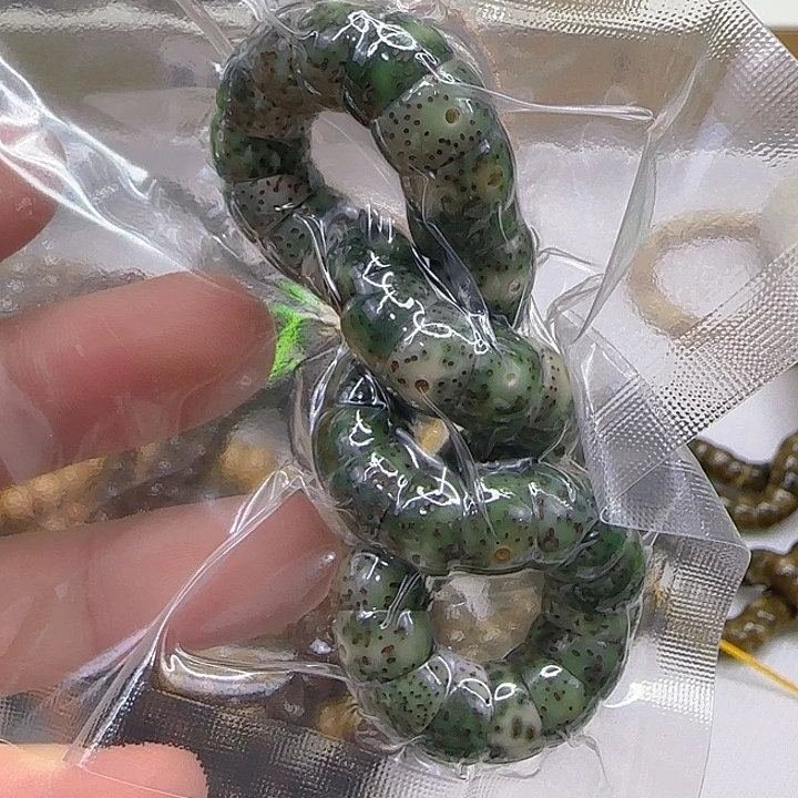 手串星月菩提27荣耀绿星月菩提10单圈大肠