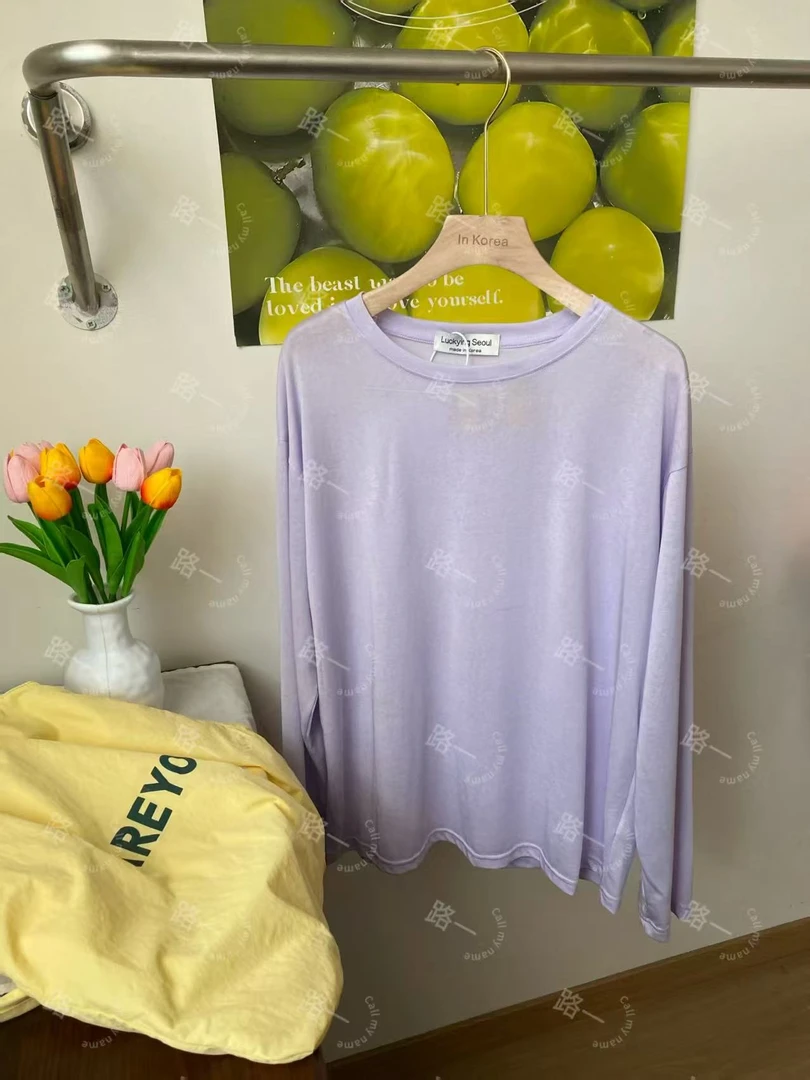 韩国代购.Luckying Seoul 淡淡紫    冰凉防晒  L25062109