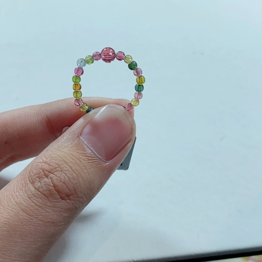 碧玺手链未镶嵌多样性发一条