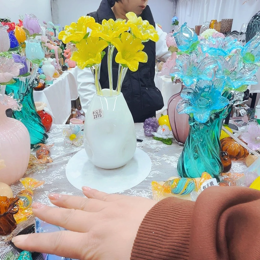 福利不退不换琉璃花瓶花器艺术品