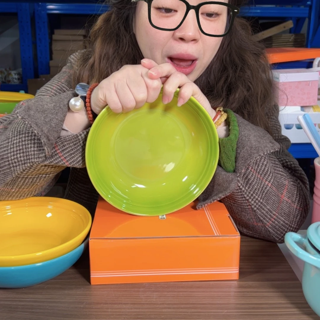 餐具果绿色燕麦碗