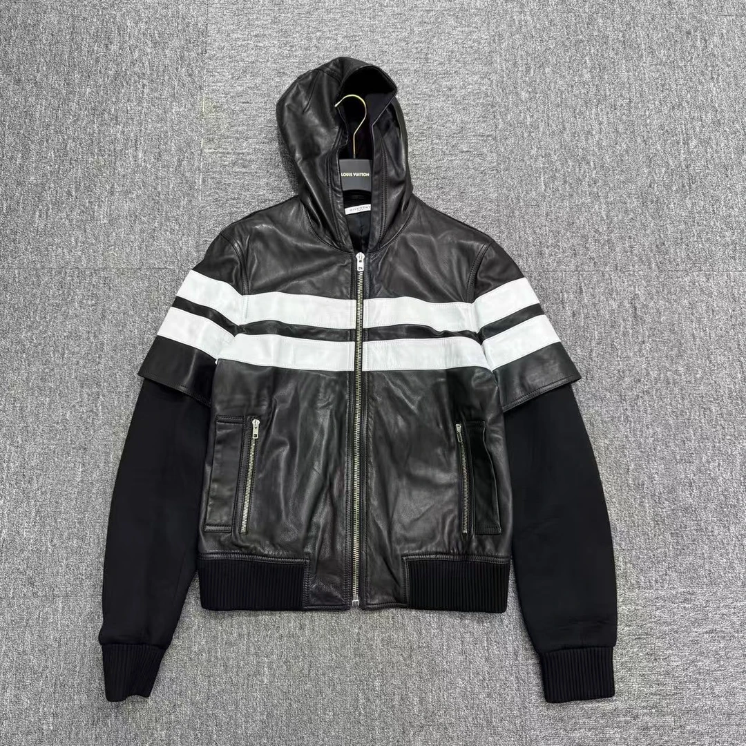 99新 Givenchy/纪梵希 Givenchy 拼皮夹克/M/编码14212