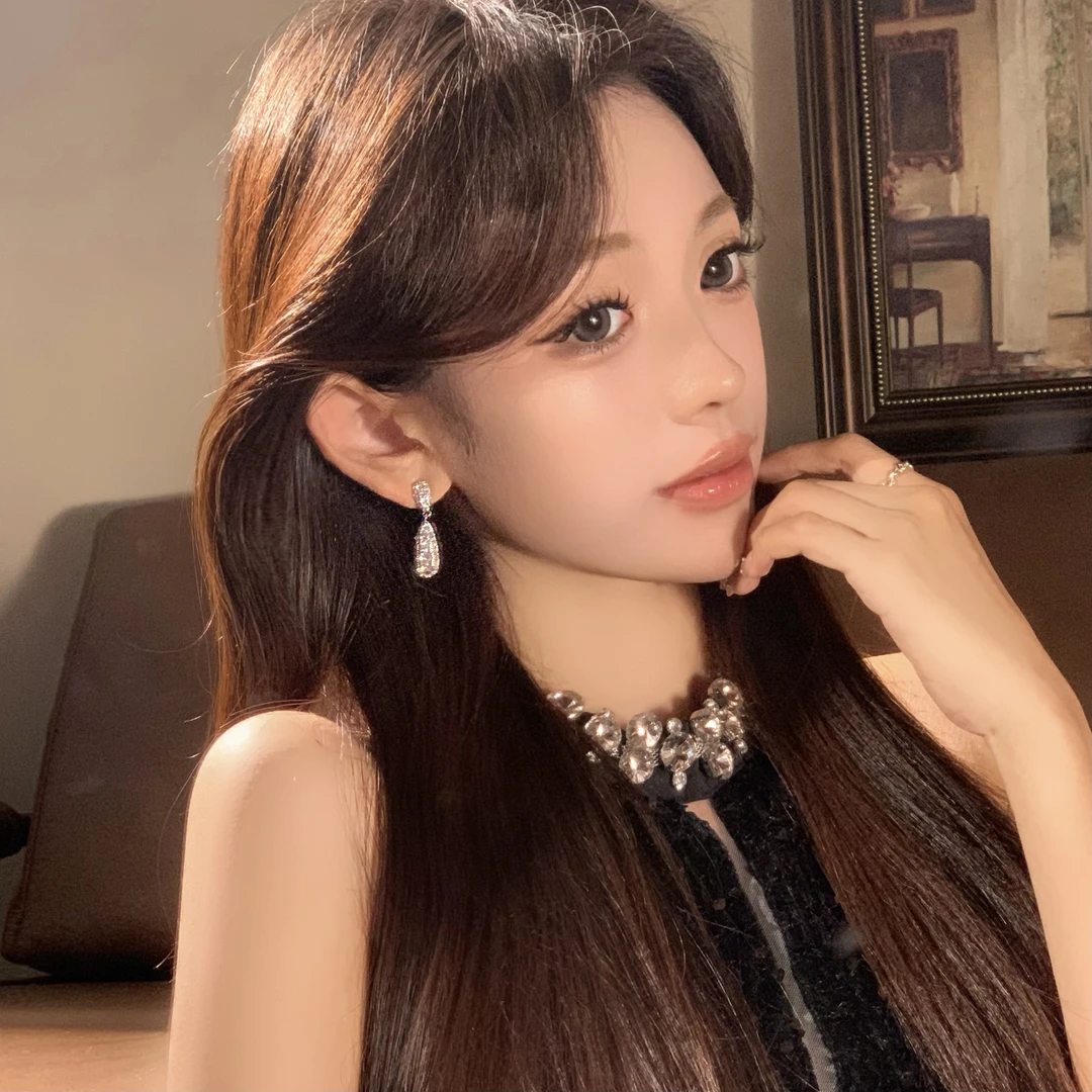 FULL GIRLISH耳环02633设计感水滴耳钉耳饰